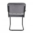 KICK IVY Tubular Frame Chair - Dark Grey