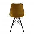 KICK Velvet Bucket Chair - Gold