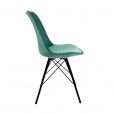KICK Velvet Bucket Chair - Mint Green