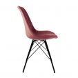 KICK Velvet Bucket Chair - Pink