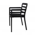 Kick garden chair Marc - Black