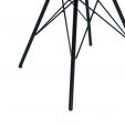 KICK Velvet Bucket Chair - Dark Blue