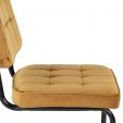 KICK IVY Tubular Frame Chair - Gold