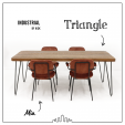 KICK MIA Design Chair - Dark Grey