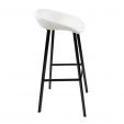 Kick bar stool Lily - White