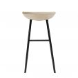 Kick Finn Bar Stool Low - Champagne