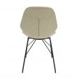 Kick dining chair Liam - Champagne
