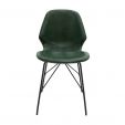 Kick dining chair Liam - Dark Green