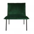 Kick Fauteuil Velvet - Groen