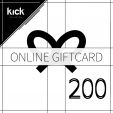 KICK online gift card - 200