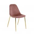 Kick Tara Design Chair Pink - Gold Frame