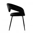 Kick Lenn Dining Chair - Velvet Black