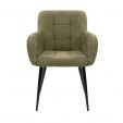 Kick Rev Dining Chair - Texture Olive Green