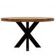 KICK DAX Industrial Round Dining Table - 120 cm