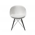 Kick designstoel Metal Jax - wit