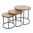 Kick Coffee Table set of 3 - Oak