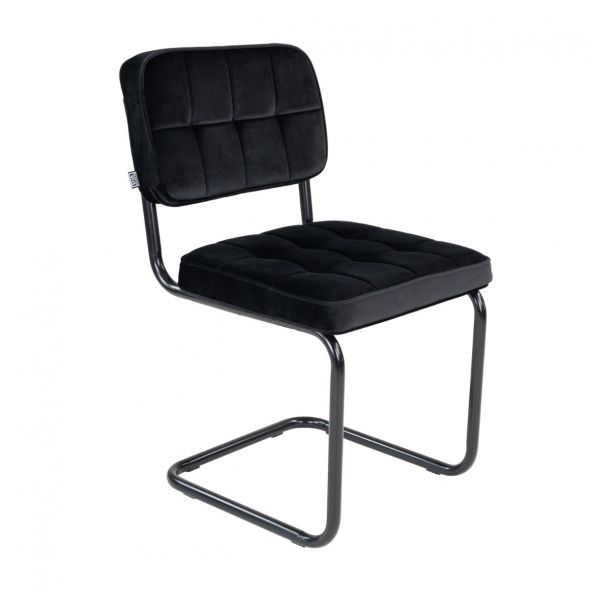 KICK IVY Tubular Frame Chair - Black