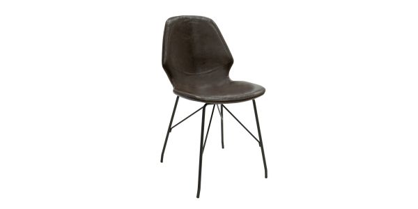 Kick dining chair Liam - Brown