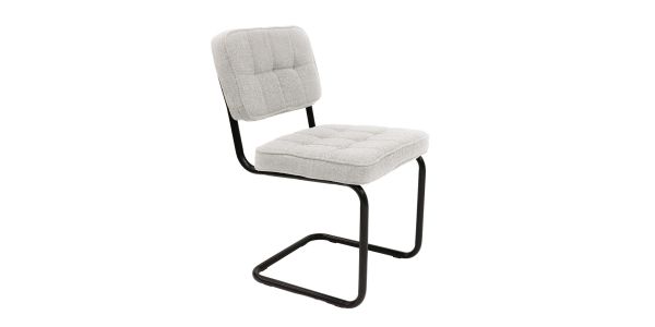 Kick Yves Tubular Frame Chair - White