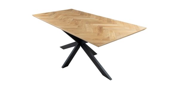 Kick Fishbone Oak Dining Table - 220 cm