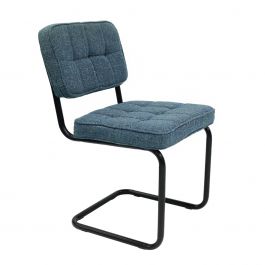 Kick Yves Tubular Frame Chair - Blue