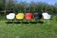 KICK INDY Garden Chair Yellow - Black Frame